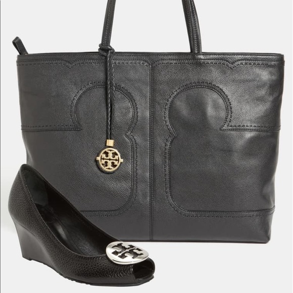 ❗️S O L D ❗️◼️TORY BURCH ‘Sally 2' Peep Toe Wedge - Picture 15 of 15